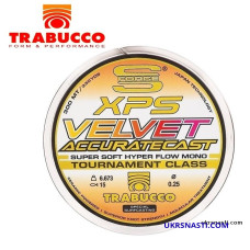 Леска монофильная Trabucco S-Force XPS Velvet Accurate Cast диаметр 0,25мм размотка 300м 